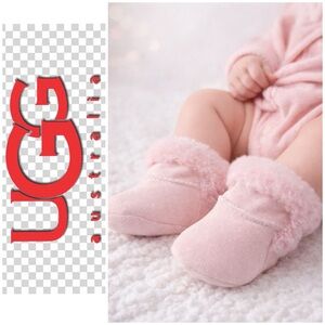 New Baby pink UGG infant boots sz. 0/1 Infant UGG Lassen shoes New with Box